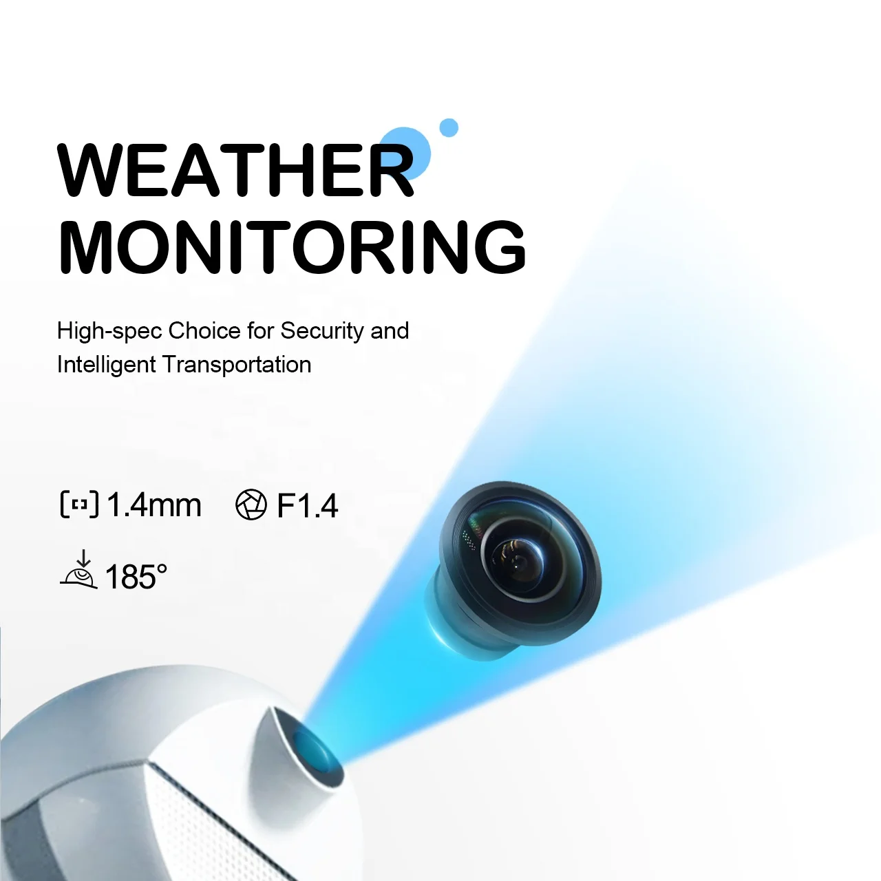 Wholesale 5MP 2/3" CS-mount 1.4mm Fixed 360 Degree Weather Monitoring M12 Fisheye Lens for Meteorological Detection
Wholesale 5MP 2/3" CS-mount 1.4mm Fixed 360 Degree Weather Monitoring M12 Fisheye Lens for Meteorological Detection