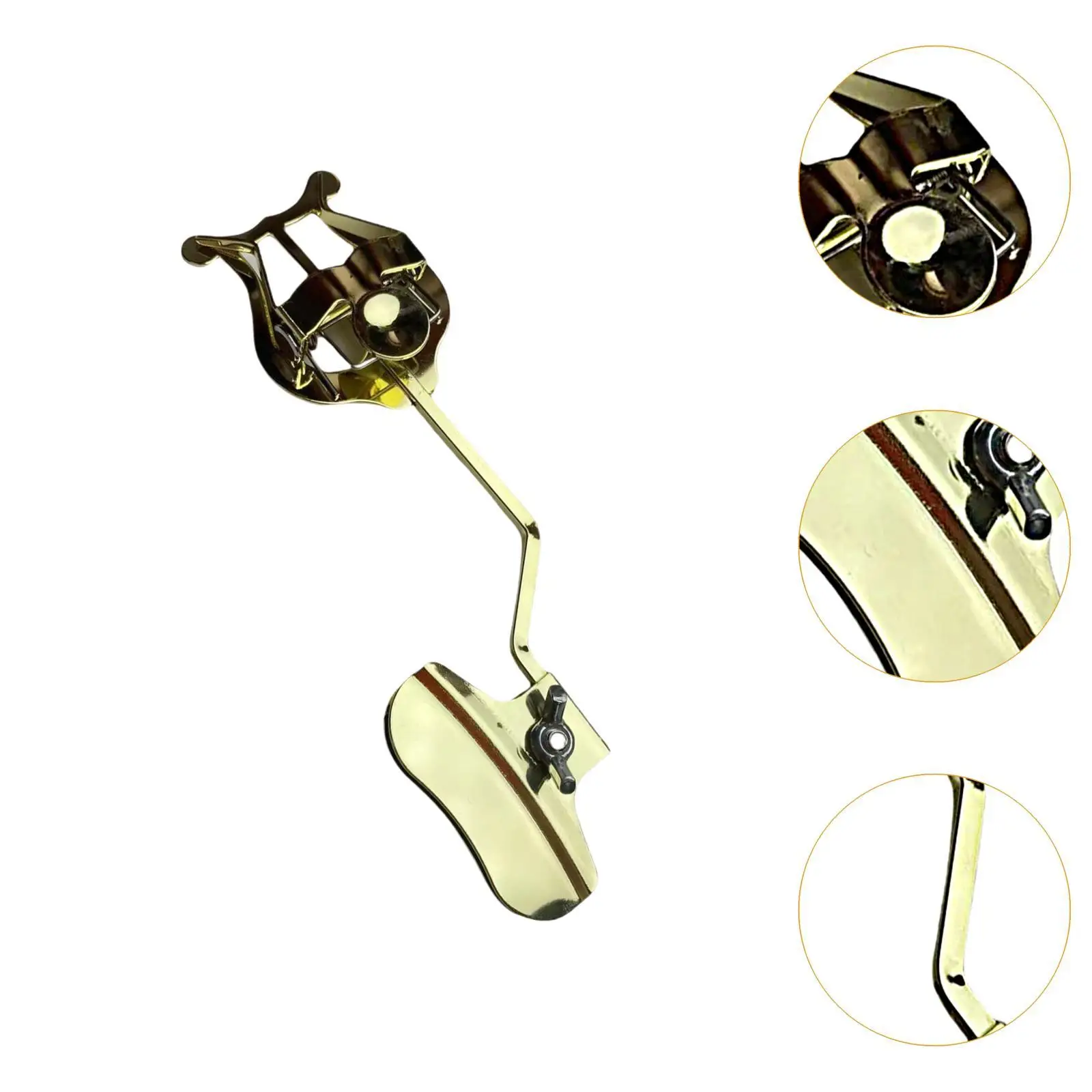 Trumpet Lyre Instrument Accessory Clamp on Music Sheet Holder Metal Trumpet Part for Marching Band Rehearsal
Trumpet Lyre Instrument Accessory Clamp on Music Sheet Holder Metal Trumpet Part for Marching Band Rehearsal