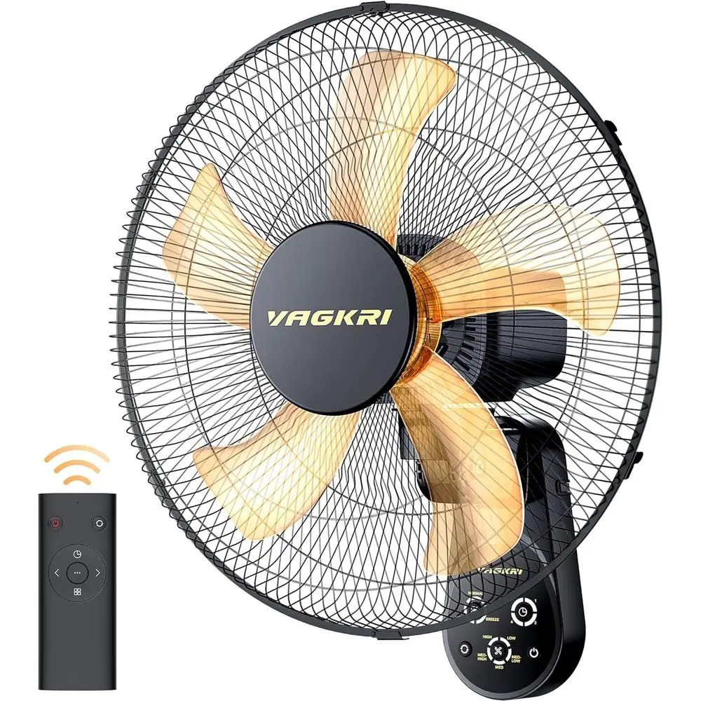 Wall Mount an, 16 Inch Wall ans with 5 Blades, 5 Speeds, 8 Hour Timer, 90° Oscillating Quiet an with Remote or Home Oice Bedroom
Wall Mount an, 16 Inch Wall ans with 5 Blades, 5 Speeds, 8 Hour Timer, 90° Oscillating Quiet an with Remote or Home Oice Bedroom