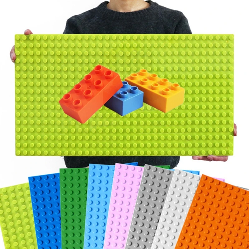 2 шт. DIY настенные опорные плиты 16x32 точек, большая пластина для строительных блоков, совместимая со всеми брендами, креативная строительная игрушка для детей
2 шт. DIY настенные опорные плиты 16x32 точек, большая пластина для строительных блоков, совместимая со всеми брендами, креативная строительная игрушка для детей