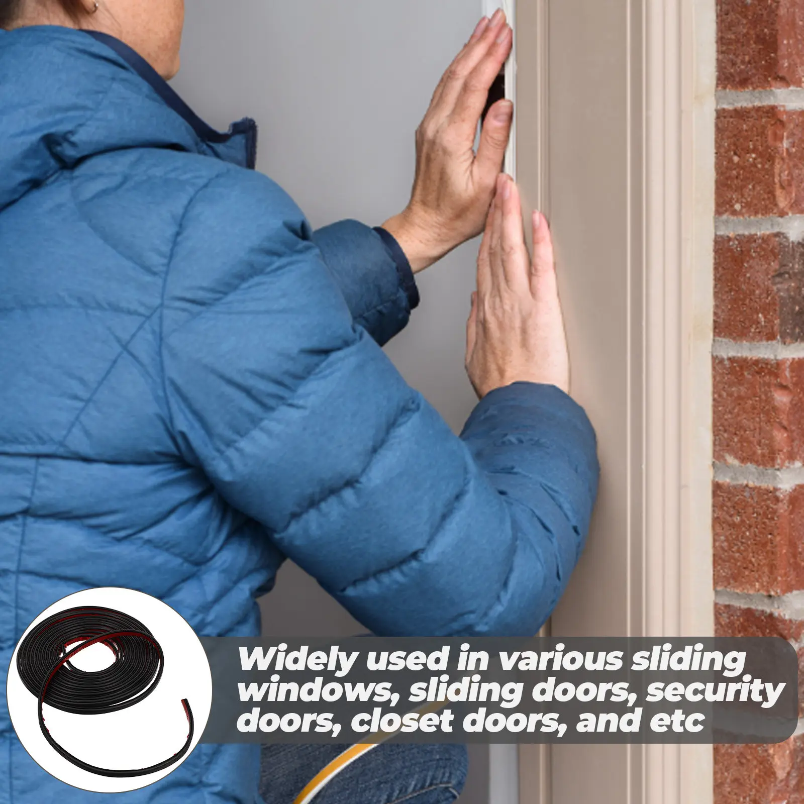 1 Roll Door Insulation Strip Premium Weatherproof Seal Soundproofing Weather Stripping for Windows Doors Gap Protection
1 Roll Door Insulation Strip Premium Weatherproof Seal Soundproofing Weather Stripping for Windows Doors Gap Protection