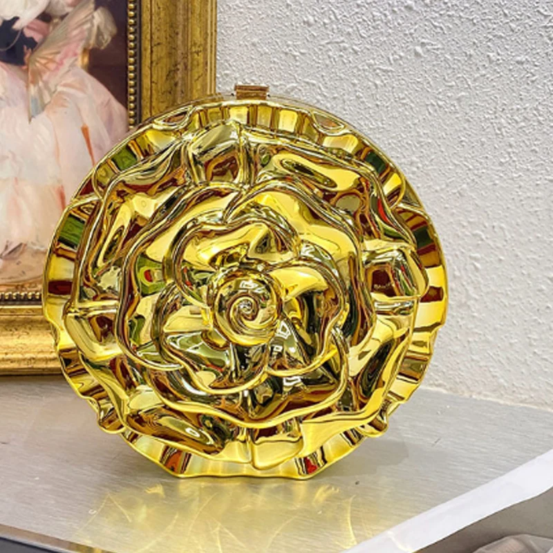 Luxury shiny retro exquisite high-end embossed flower acrylic women's bag gold banquet bag crossbody bag
Luxury shiny retro exquisite high-end embossed flower acrylic women's bag gold banquet bag crossbody bag