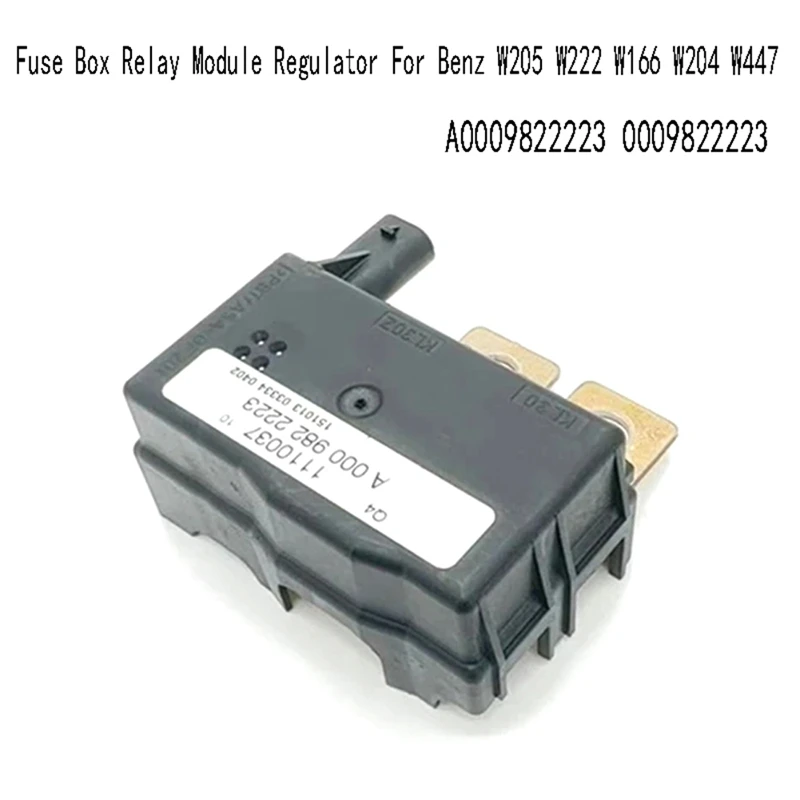 Battery Relay Control Module Fuse Box Relay Module Regulator For Benz W205 W222 W166 W204 W447 A0009822223 0009822223-A02Q
Battery Relay Control Module Fuse Box Relay Module Regulator For Benz W205 W222 W166 W204 W447 A0009822223 0009822223-A02Q