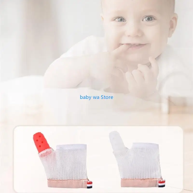 Silicone Teething Glove Baby Thumb Sucking Stop Gloves Toy Molar Rod Mitten Infant Anti-Biting Finger Protect 4XBD
Silicone Teething Glove Baby Thumb Sucking Stop Gloves Toy Molar Rod Mitten Infant Anti-Biting Finger Protect 4XBD