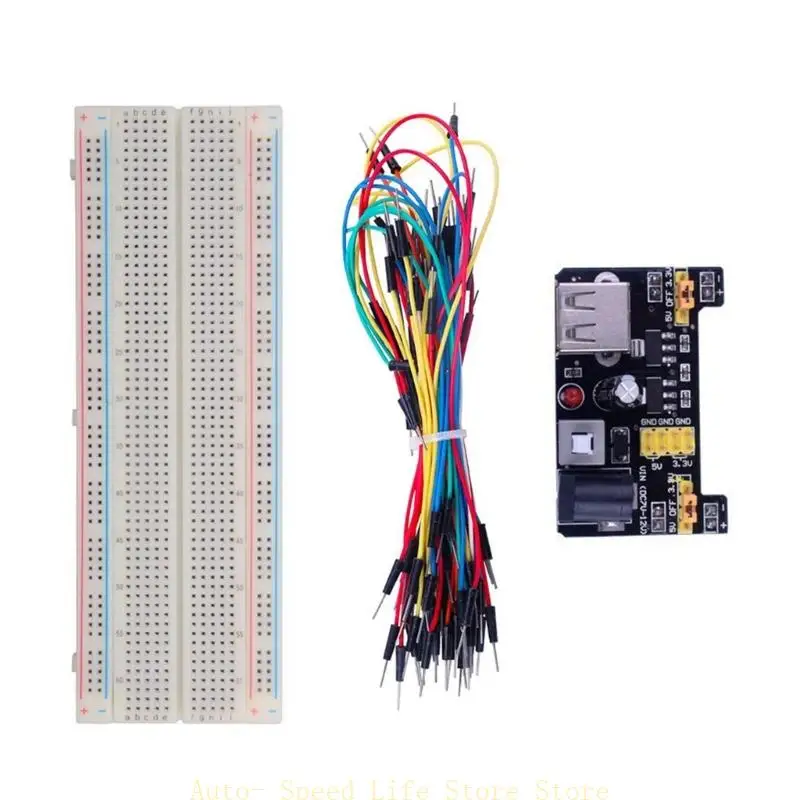 02DA 3.3V/5V MB102 Breadboard Power Module for Electronics Prototyping and Circuit
02DA 3.3V/5V MB102 Breadboard Power Module for Electronics Prototyping and Circuit
