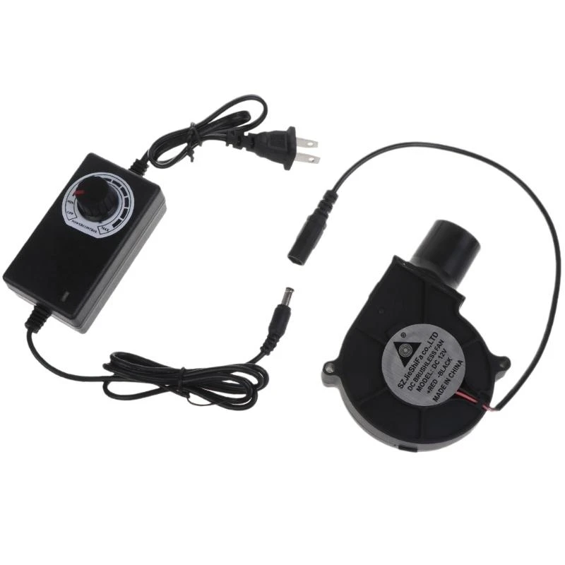 JU64 US Plug BBQ Fan Air Blower 12V Large Air 110V 220V AC Powered Fan Variable Speed Controller Barbecue Tools
JU64 US Plug BBQ Fan Air Blower 12V Large Air 110V 220V AC Powered Fan Variable Speed Controller Barbecue Tools