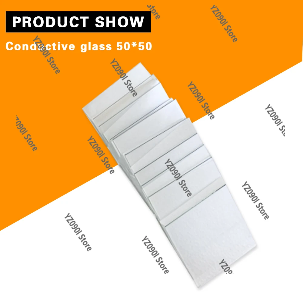ITO Transparent Conductive Glass 50x50x1.1mm ≤10 Ohm/sq Research Coated Glass 10Pcs
ITO Transparent Conductive Glass 50x50x1.1mm ≤10 Ohm/sq Research Coated Glass 10Pcs