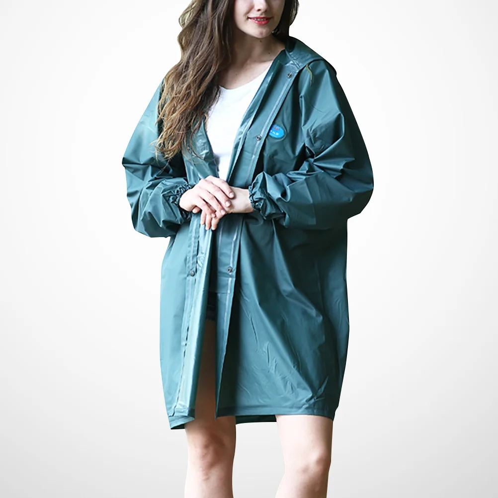 Reusable Raincoat Ponchos Windproof Portable Lightweight Elastic Cuffs Hooded Activities Rain Protection
Reusable Raincoat Ponchos Windproof Portable Lightweight Elastic Cuffs Hooded Activities Rain Protection