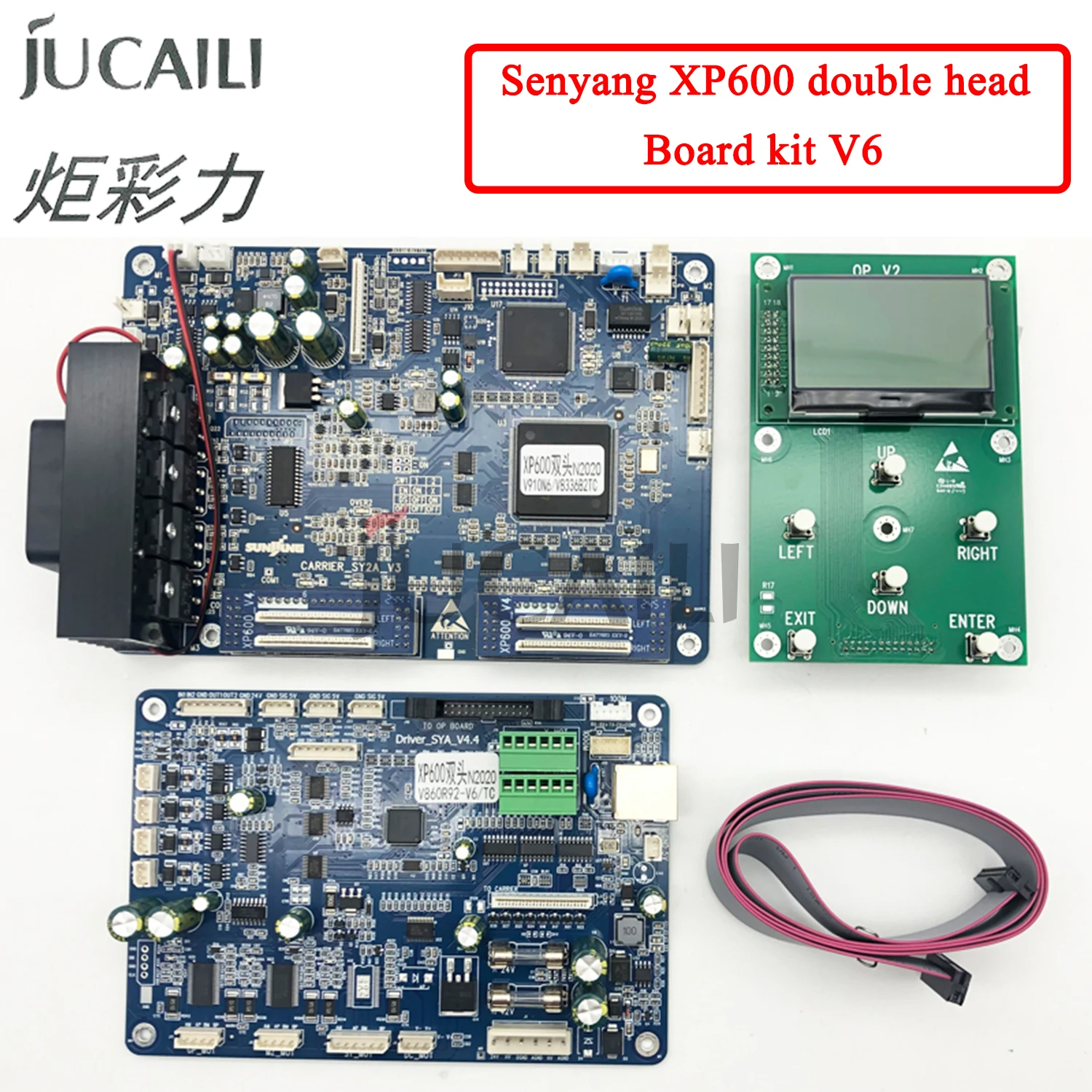 Комплект платы Jucaili Senyang xp600, версия V6 для Epson xp600, плата каретки с двойной головкой, основная плата с кабелем для передачи данных
Комплект платы Jucaili Senyang xp600, версия V6 для Epson xp600, плата каретки с двойной головкой, основная плата с кабелем для передачи данных