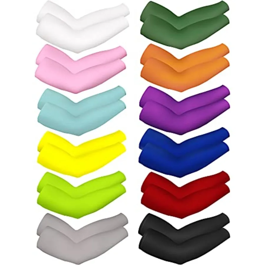 12 Pairs Unisex UV Protection Sleeves Long Arm Cooling Cover Sleeves
12 Pairs Unisex UV Protection Sleeves Long Arm Cooling Cover Sleeves