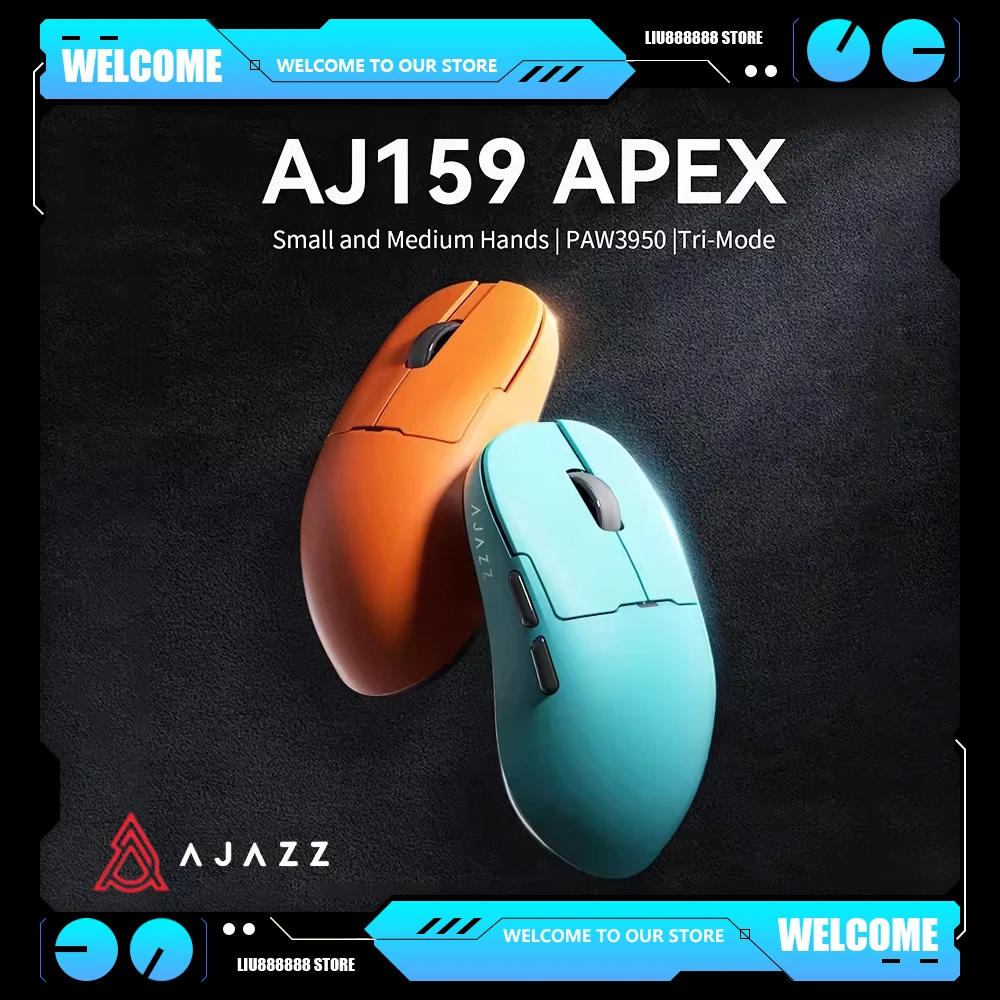 Беспроводная мышь AJAZZ AJ159 APEX PAW3950, трехрежимный датчик 8K, игровая мышь с низкой задержкой, зарядная база, легкий вес для ПК, геймер
Беспроводная мышь AJAZZ AJ159 APEX PAW3950, трехрежимный датчик 8K, игровая мышь с низкой задержкой, зарядная база, легкий вес для ПК, геймер