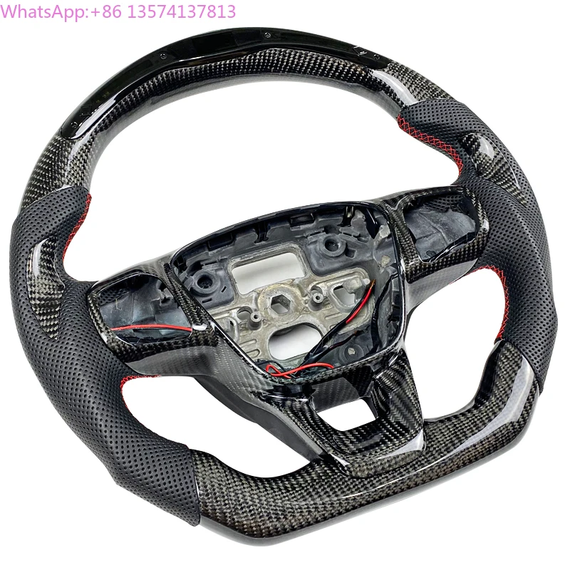100% Real Carbon Fiber LED Performance Steering Wheel Compatible for Ford Focus MK7
100% Real Carbon Fiber LED Performance Steering Wheel Compatible for Ford Focus MK7
