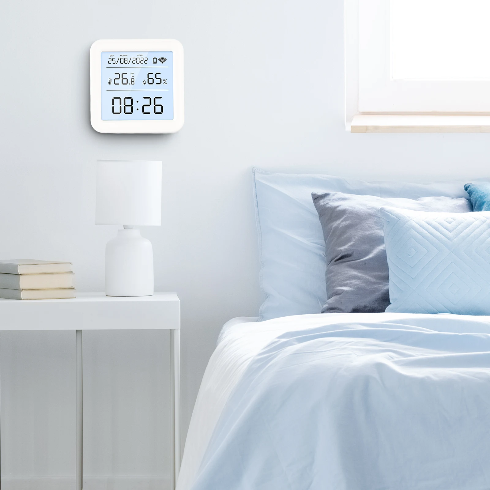 Автоматизированный домашний климат-контроль, цифровой гигрометр, точные измерения влажности, ЖК-дисплей с подсветкой, контроль климата в помещении
Автоматизированный домашний климат-контроль, цифровой гигрометр, точные измерения влажности, ЖК-дисплей с подсветкой, контроль климата в помещении