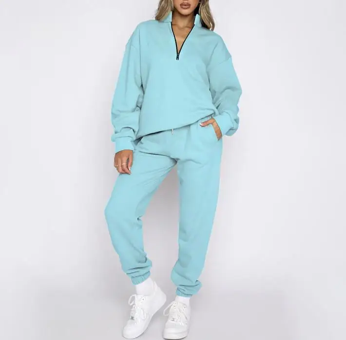 2 Piece Sets Women Outfit 2023 Autumn New Fashion Casual Daily Solid Neck Zipper Pullover Long Sleeve Sweater Pants Set
2 Piece Sets Women Outfit 2023 Autumn New Fashion Casual Daily Solid Neck Zipper Pullover Long Sleeve Sweater Pants Set
