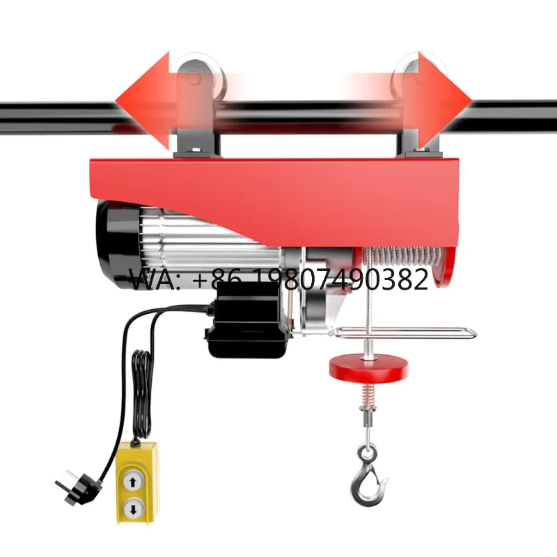PA1000 Mini Electric Hoist High Load Smooth Operation With Pulley Heavy Duty Lifting Gear For Factory Warehouse Daily Work
PA1000 Mini Electric Hoist High Load Smooth Operation With Pulley Heavy Duty Lifting Gear For Factory Warehouse Daily Work