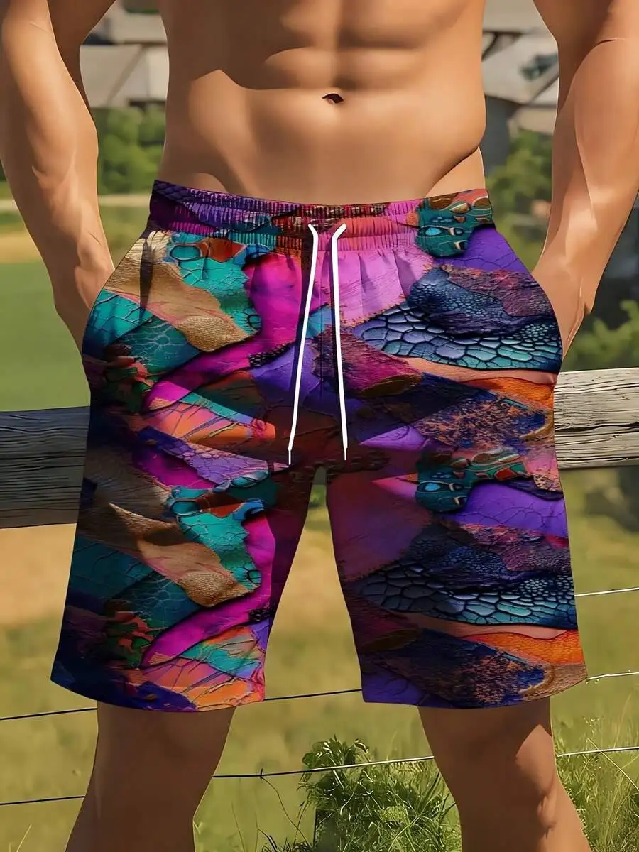 Men Colorful Abstract Pattern Swim Shorts For Beach Vacation Summer Outdoor Activities
Men Colorful Abstract Pattern Swim Shorts For Beach Vacation Summer Outdoor Activities