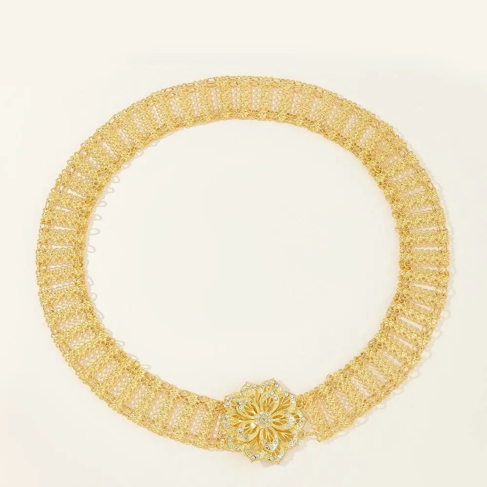 Metal Ethnic Style Belt Rhinestone Jewelry Flower Metal Waist Chain Hollow Out Tassel Gold Bridal Belt Festival Accessory
Metal Ethnic Style Belt Rhinestone Jewelry Flower Metal Waist Chain Hollow Out Tassel Gold Bridal Belt Festival Accessory