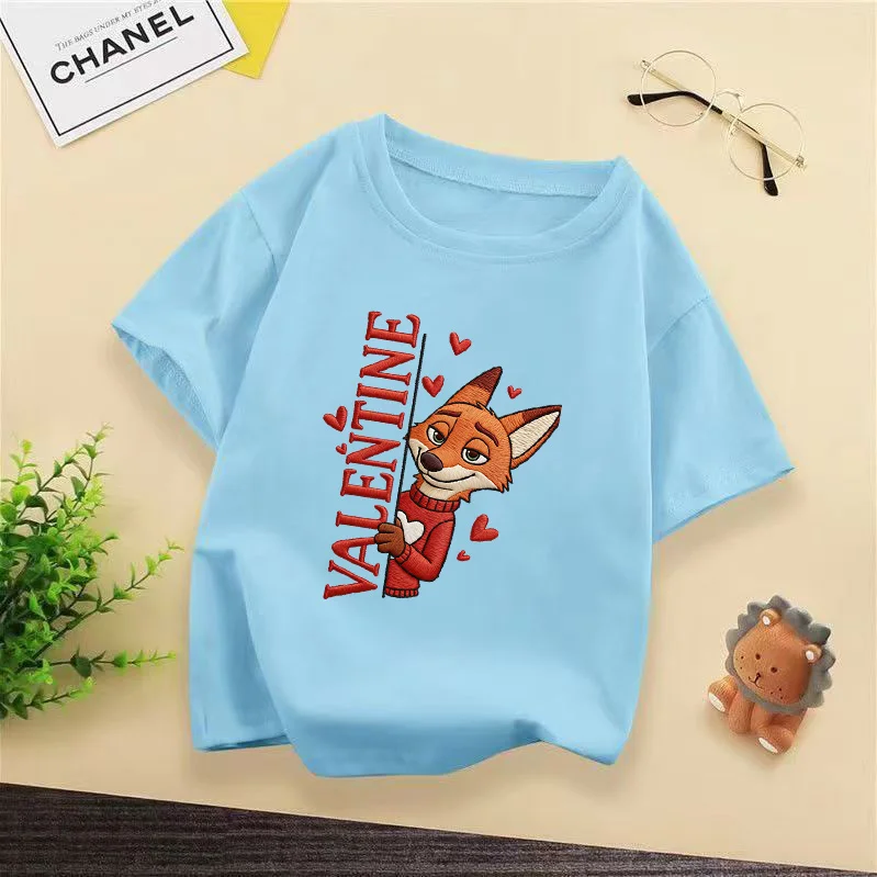 Zootopia Cool Boy Vibe! Disney Nick VALENTINE Print Kids' T-Shirt – Bursting with Playful Energy!
Zootopia Cool Boy Vibe! Disney Nick VALENTINE Print Kids' T-Shirt – Bursting with Playful Energy!