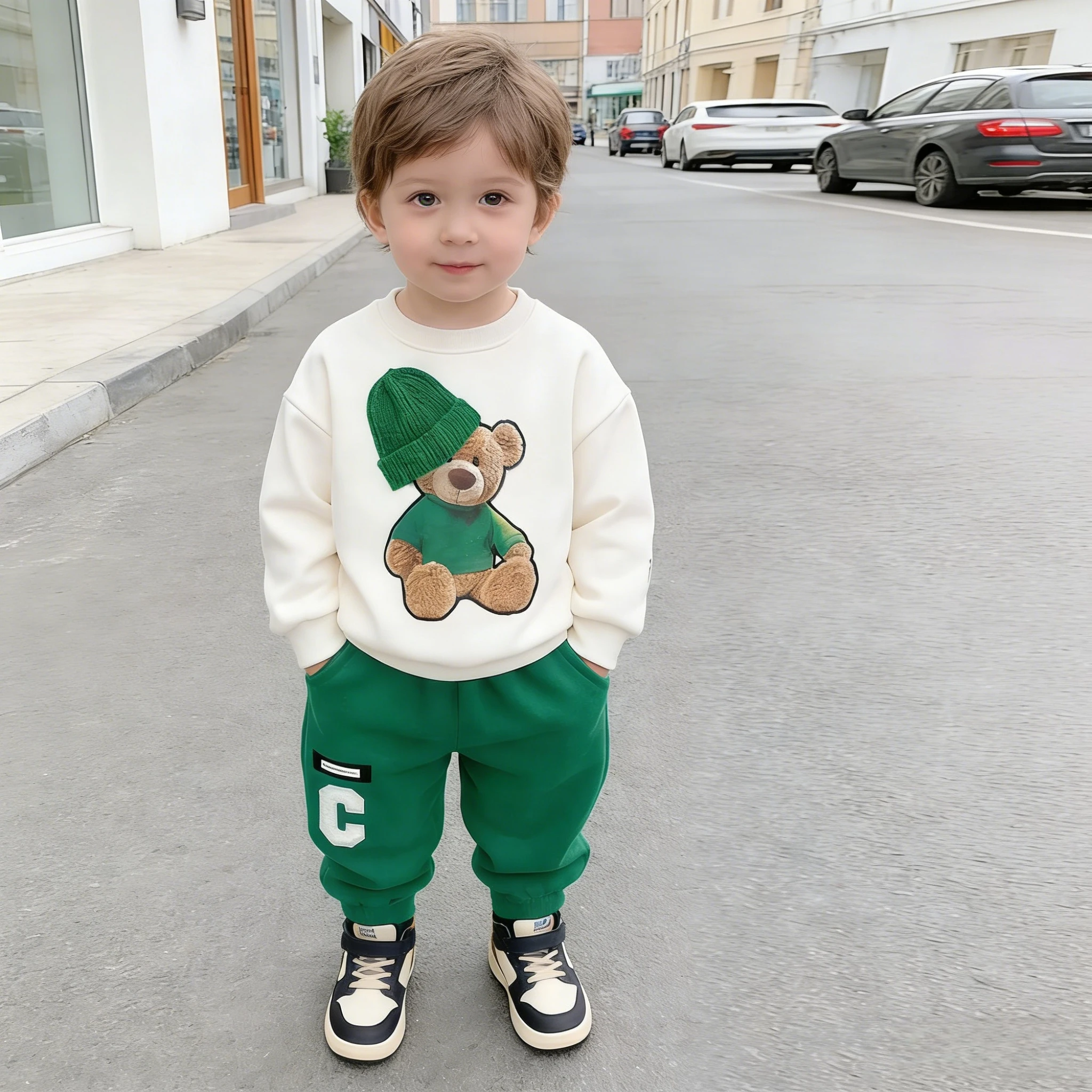 Kids Cartoon Sweatshirt & Pants 2-Piece Outfit Spring & Autumn
Kids Cartoon Sweatshirt & Pants 2-Piece Outfit Spring & Autumn