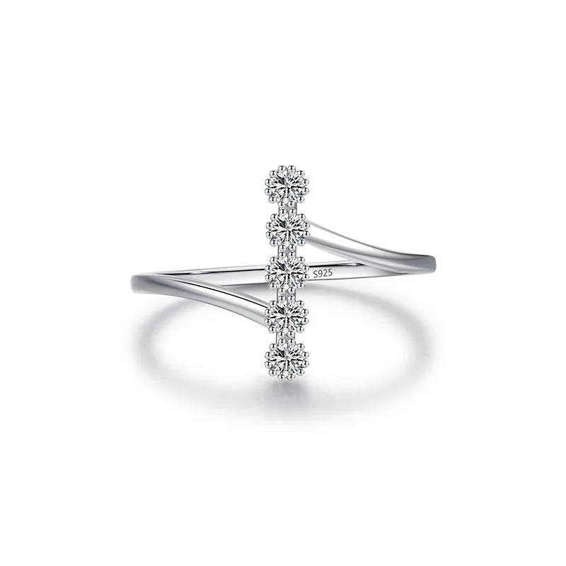 Apexelle Brand Trendy Jewelry 925 Sterling Silver Rings Fashion Delicate Zircon Inlaid Ring Irregular Design Luxury Jewelry
Apexelle Brand Trendy Jewelry 925 Sterling Silver Rings Fashion Delicate Zircon Inlaid Ring Irregular Design Luxury Jewelry