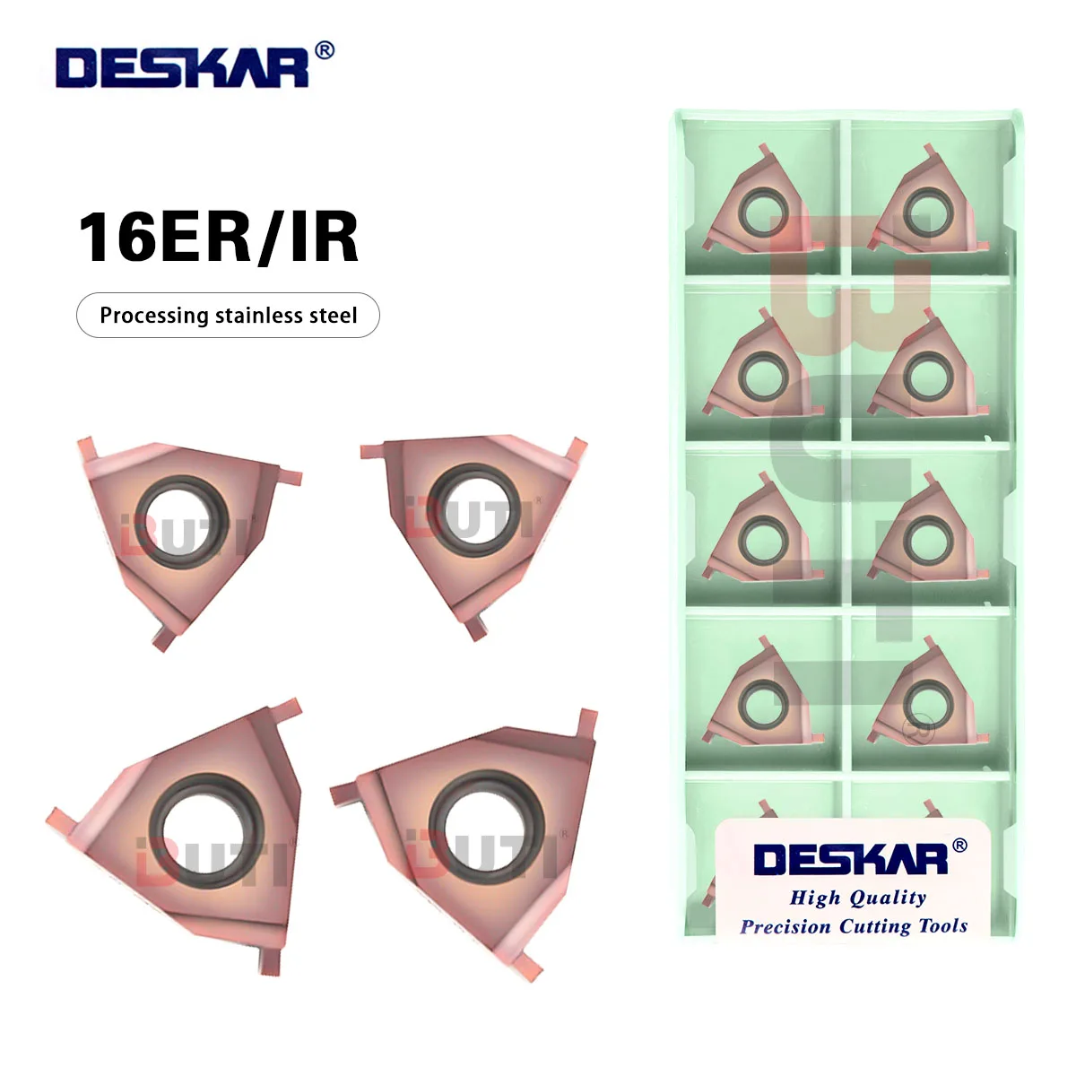 DESKAR 100% Original 16ER/IL 0.7mm 1.0mm 3.0mm 16IR/EL 1.0mm 1.6mm 1.8mm 2.0mm LF6118 Lathe Threading Tool Threaded Blade Cutter
DESKAR 100% Original 16ER/IL 0.7mm 1.0mm 3.0mm 16IR/EL 1.0mm 1.6mm 1.8mm 2.0mm LF6118 Lathe Threading Tool Threaded Blade Cutter