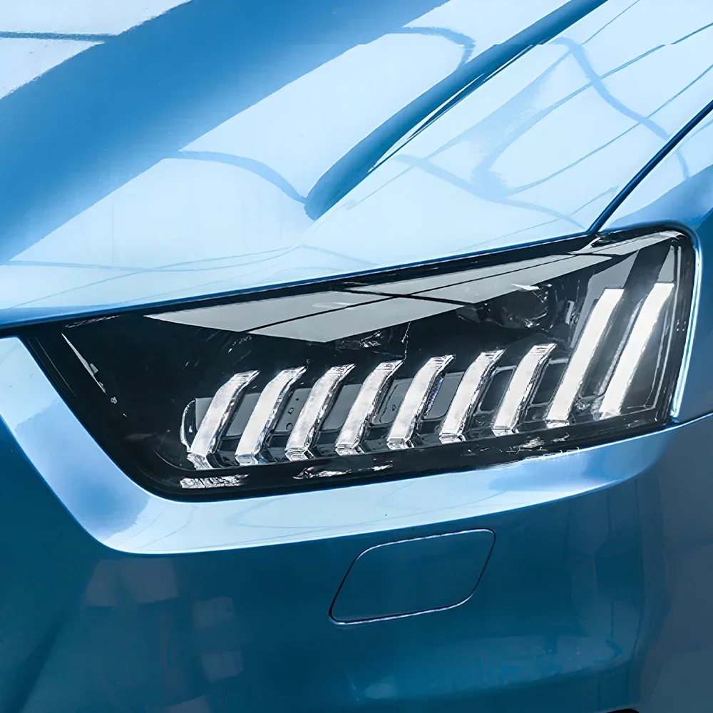 Автомобильные фары для Audi Q3 SQ3 2013-2018 светодиодные передние фары автомобиля в сборе, обновленный стиль «ангельские глазки», аксессуары с двумя линзами проектора
Автомобильные фары для Audi Q3 SQ3 2013-2018 светодиодные передние фары автомобиля в сборе, обновленный стиль «ангельские глазки», аксессуары с двумя линзами проектора