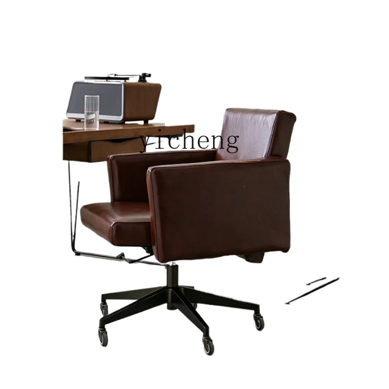 ZF Cowhide Office Chair Modern Light Luxury Desk Chair Leisure Computer Chair Comfortable
ZF Cowhide Office Chair Modern Light Luxury Desk Chair Leisure Computer Chair Comfortable