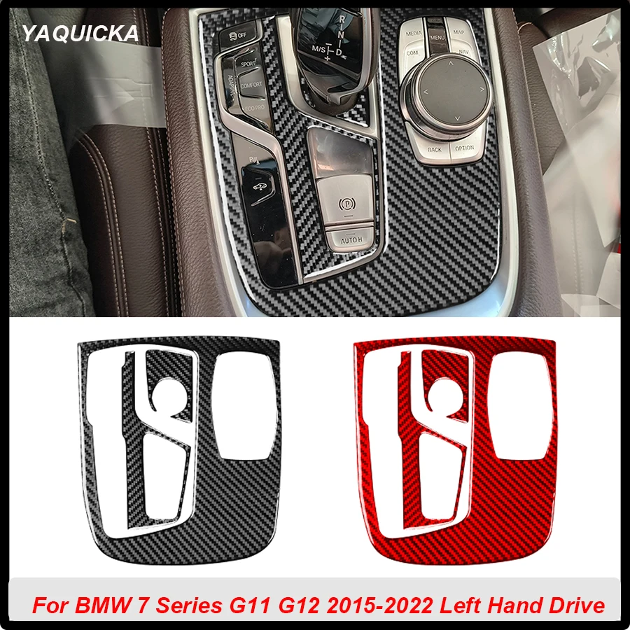 Real Carbon Fiber Car Gear Shift Frame Cover Stickers For BMW 7 Series G11 G12 2015-2022 Left Hand Drive Interior Accessories
Real Carbon Fiber Car Gear Shift Frame Cover Stickers For BMW 7 Series G11 G12 2015-2022 Left Hand Drive Interior Accessories