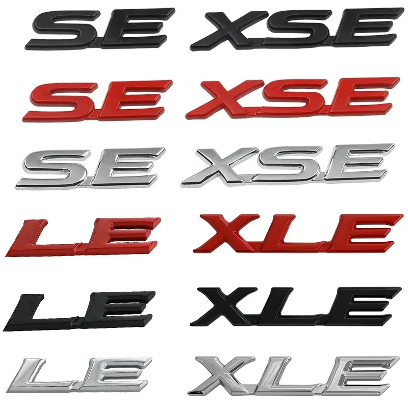 Автомобильный 3D металлический логотип SE XSE LE XLE, эмблема, значок, наклейки, наклейка для Toyota Camry Sienna Highlander Corolla Yaris Auris Rav4 Prius
Автомобильный 3D металлический логотип SE XSE LE XLE, эмблема, значок, наклейки, наклейка для Toyota Camry Sienna Highlander Corolla Yaris Auris Rav4 Prius