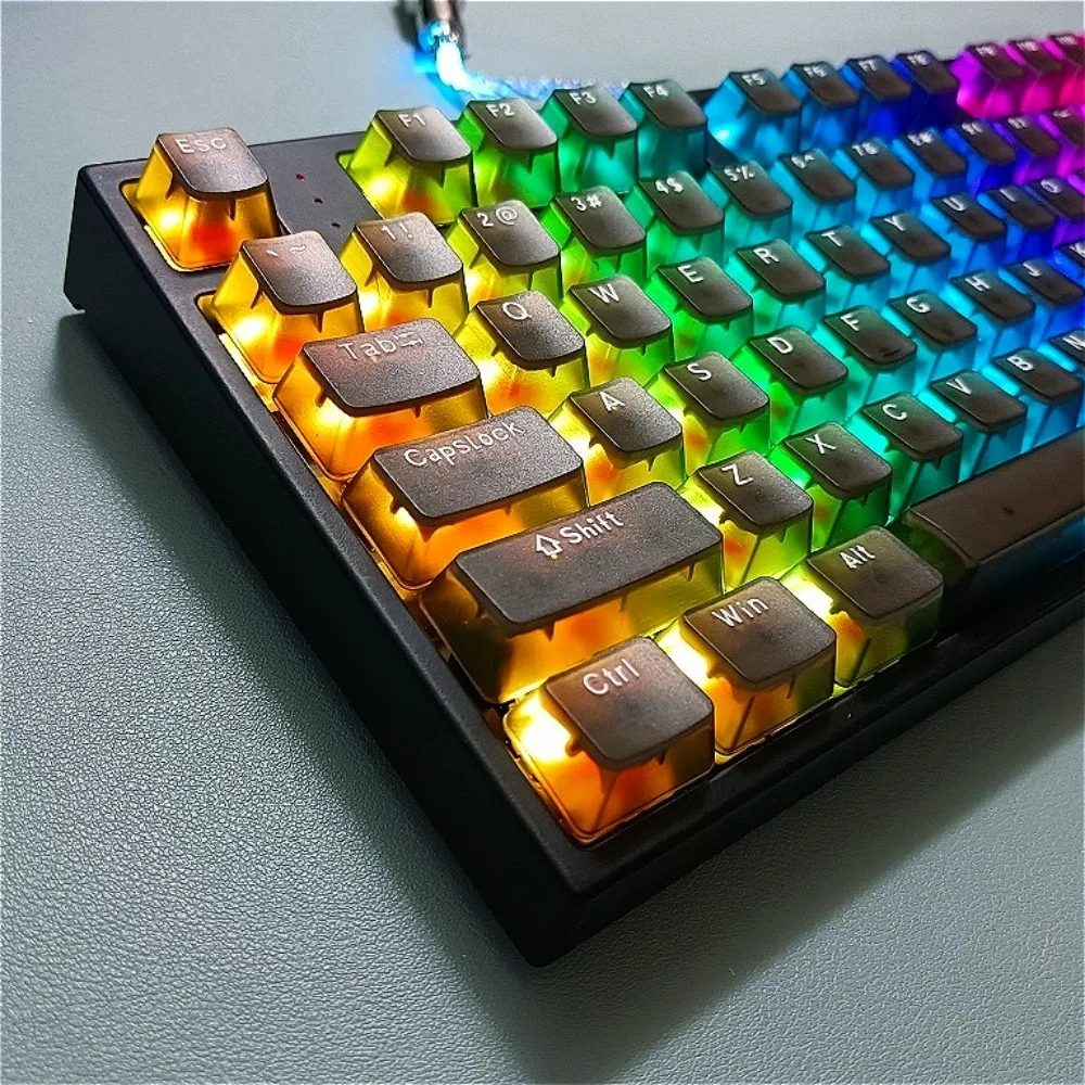 Personalized keycap 114 key OEM new transparent light, suitable for MX switch 60/84/90/104/108 mechanical keyboard
Personalized keycap 114 key OEM new transparent light, suitable for MX switch 60/84/90/104/108 mechanical keyboard