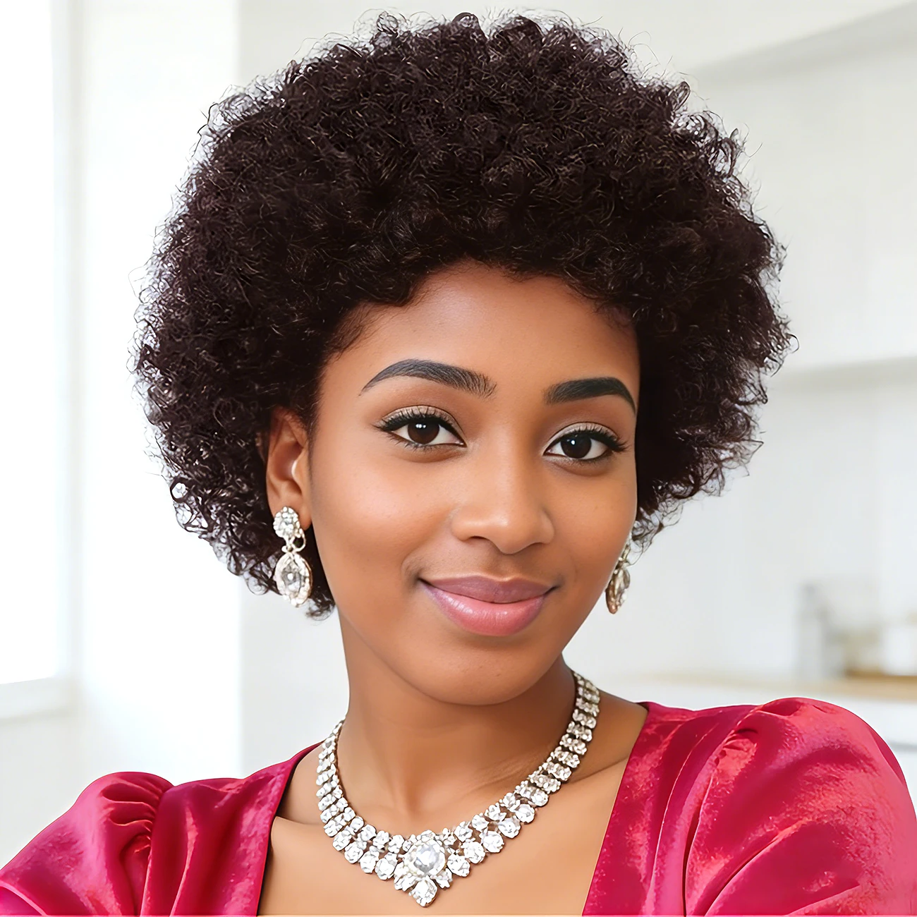 Короткий кудрявый парик из натуральных человеческих волос Afro Kinky Curly, черный, для женщин, для косплея и вечеринок, полностью машинной работы
Короткий кудрявый парик из натуральных человеческих волос Afro Kinky Curly, черный, для женщин, для косплея и вечеринок, полностью машинной работы