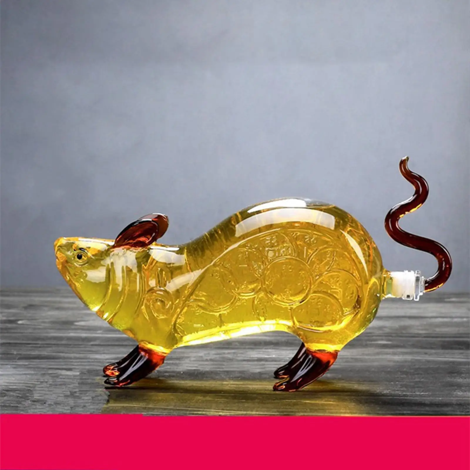 WHISKEYS Decanter Mouse Shape Glass Shochu Bourbon Alcohol Novelty for Party
WHISKEYS Decanter Mouse Shape Glass Shochu Bourbon Alcohol Novelty for Party