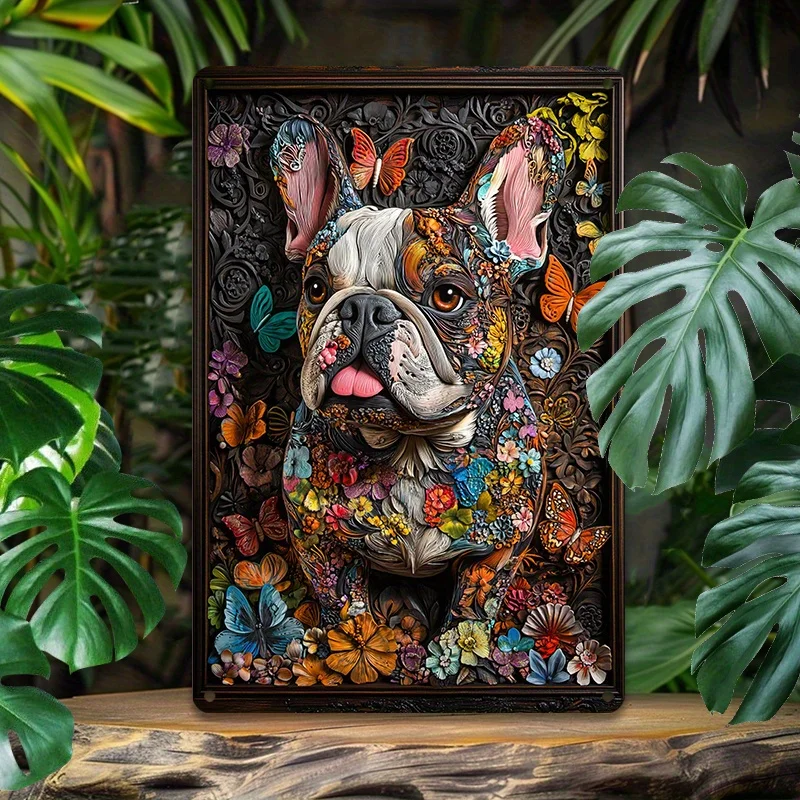 French Bulldog Aluminum Wall Art Set, 2D Metal Decorative Sign, HD Printed Quality Texture, Weather Resistant for Home Decor
French Bulldog Aluminum Wall Art Set, 2D Metal Decorative Sign, HD Printed Quality Texture, Weather Resistant for Home Decor