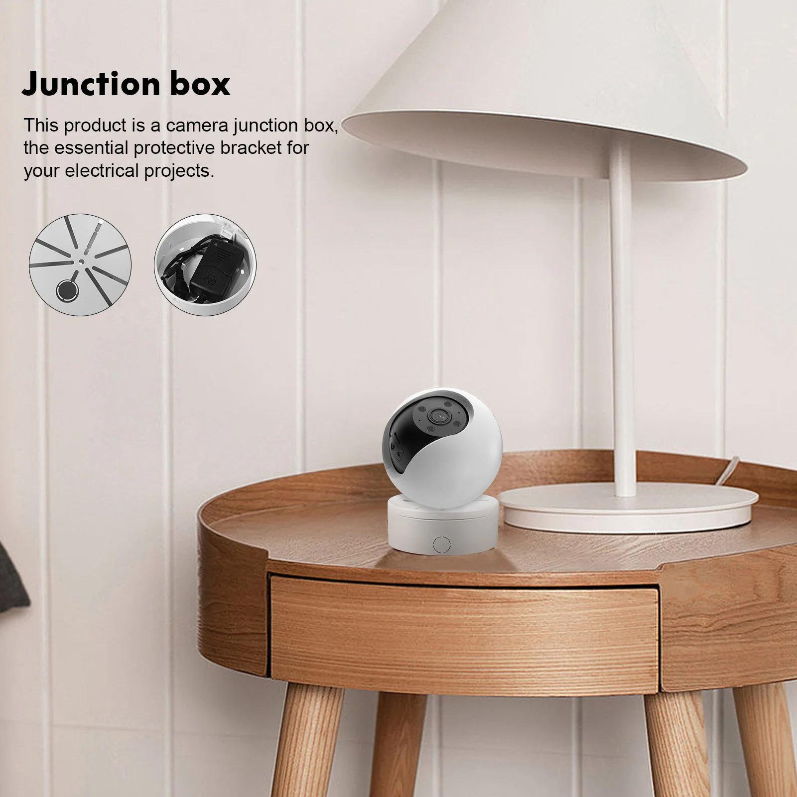 Round Junction Box 13.5cm Diameter 5cm Thick Disc Style Electrical Enclosure Outdoor Mounts CCTV Camera Bracket Durability
Round Junction Box 13.5cm Diameter 5cm Thick Disc Style Electrical Enclosure Outdoor Mounts CCTV Camera Bracket Durability