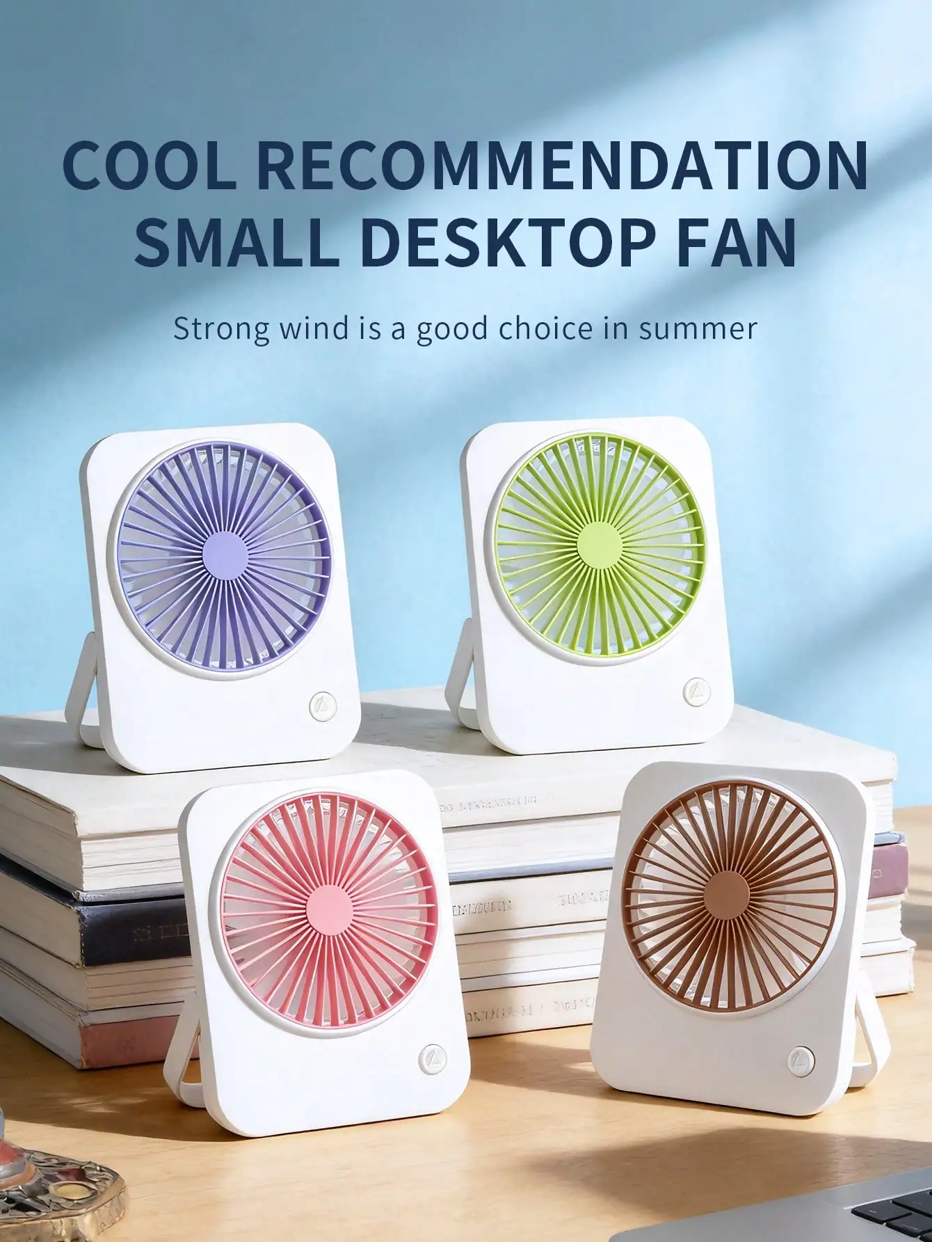 AOYI Battery Powered Portable Tabletop Single Speed Adjustable Minimalist Mini Desk Fan
AOYI Battery Powered Portable Tabletop Single Speed Adjustable Minimalist Mini Desk Fan