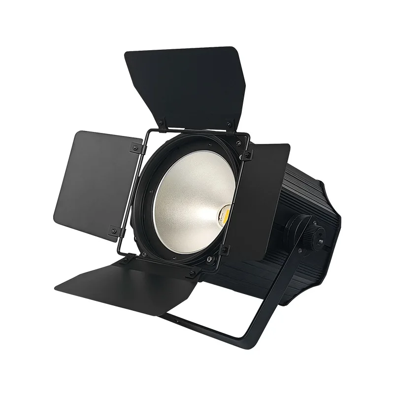 200WCOB Par light two-color square surface light, banquet hall stage light with shading board film and television spotlight
200WCOB Par light two-color square surface light, banquet hall stage light with shading board film and television spotlight
