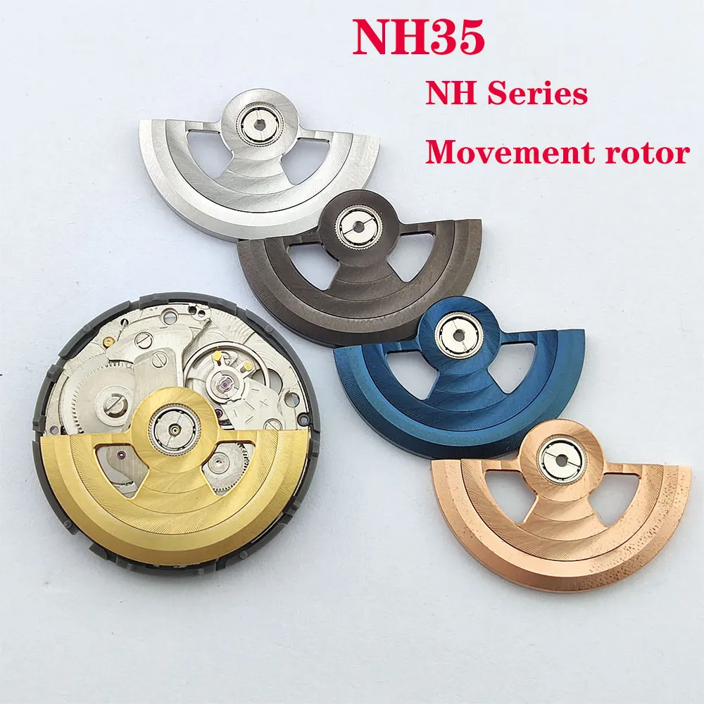 NH35 automatic movement rotor is suitable for NH35, NH36, NH38, NH39 4R movement rotor transformation
NH35 automatic movement rotor is suitable for NH35, NH36, NH38, NH39 4R movement rotor transformation