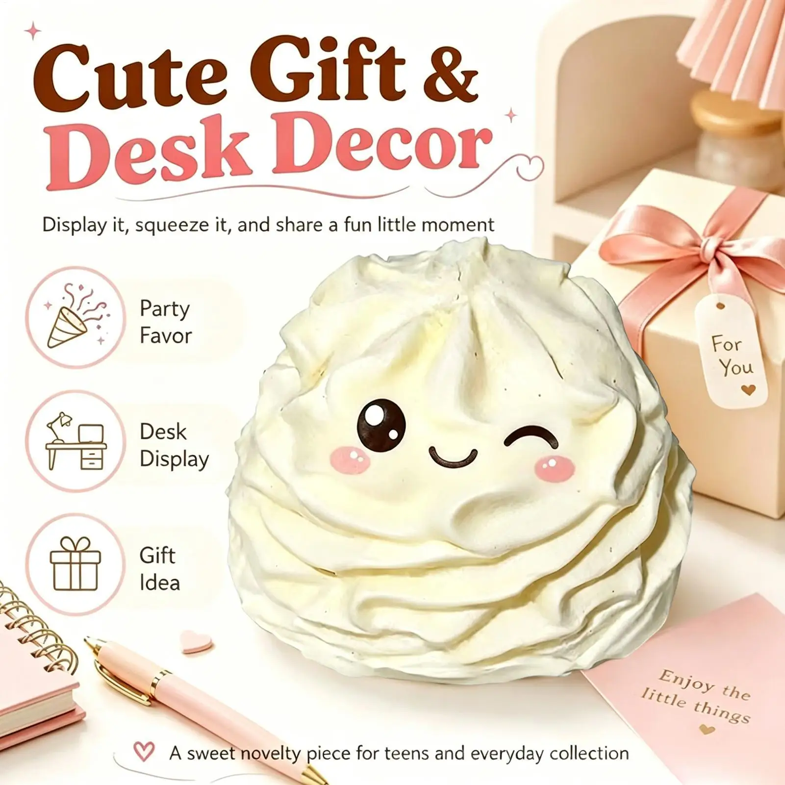 Cream Roll Fidget Toy Slow Rising Silicone Squeeze Toy Anxiety Relief Stress Ball for Adults Kids Office School Study Travel
Cream Roll Fidget Toy Slow Rising Silicone Squeeze Toy Anxiety Relief Stress Ball for Adults Kids Office School Study Travel