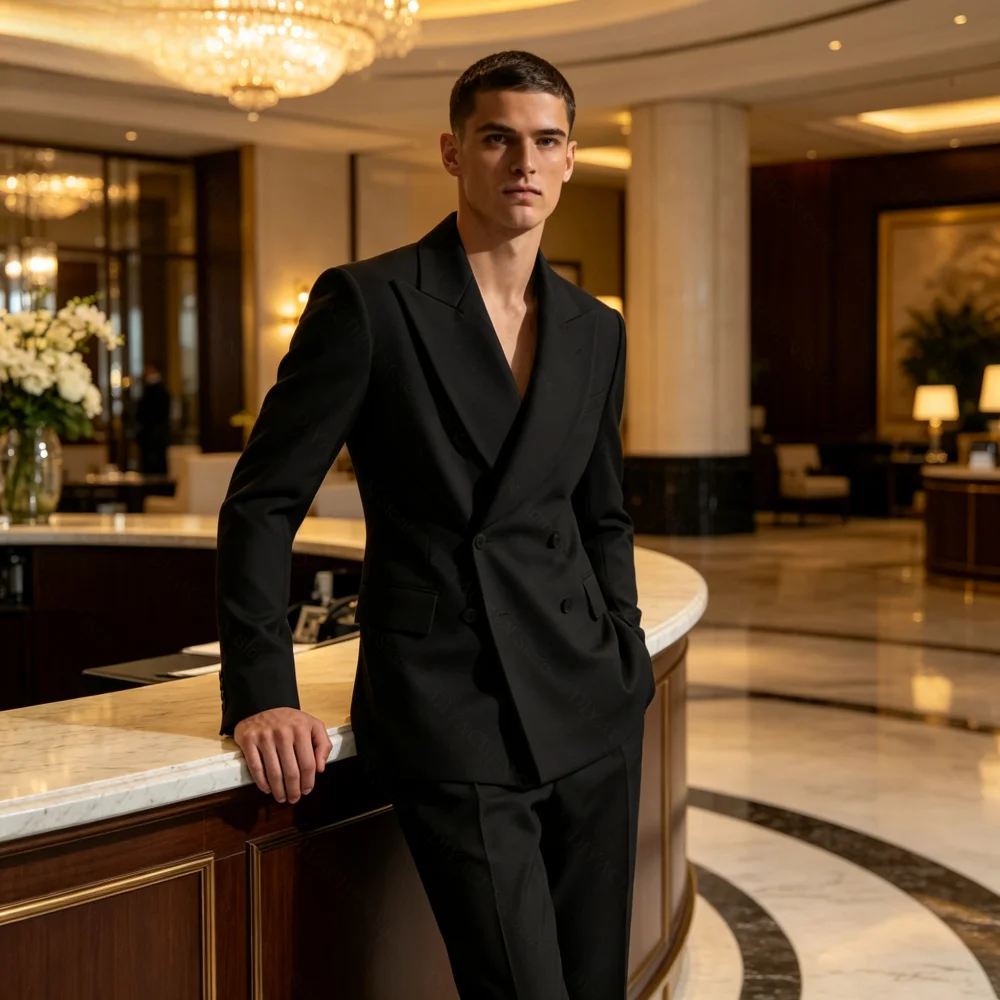Men's White 2-Piece Solid Color Ternos Suit Daily Casual Office Business Wedding Dress Code Formal Men's Suit
Men's White 2-Piece Solid Color Ternos Suit Daily Casual Office Business Wedding Dress Code Formal Men's Suit