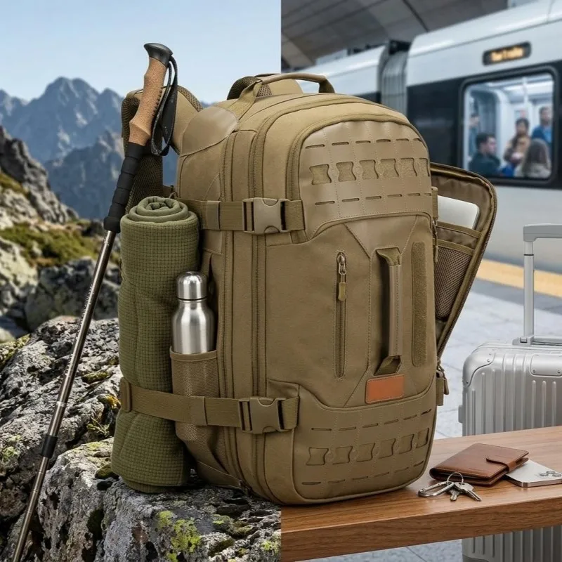 Large Capacity Outdoor Backpack Travel Hiking Camping Daypack Unisex Casual Shoulder Backpack for Daily Commute
Large Capacity Outdoor Backpack Travel Hiking Camping Daypack Unisex Casual Shoulder Backpack for Daily Commute