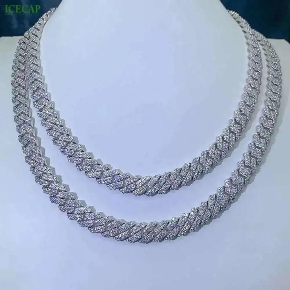 Fashion 2024 Sell Jewelry Ice Out Vvs Diamond Hip Hop Cuban Link Chain S925 Sterling Silver Moissanite Cuban Chain Necklace
Fashion 2024 Sell Jewelry Ice Out Vvs Diamond Hip Hop Cuban Link Chain S925 Sterling Silver Moissanite Cuban Chain Necklace