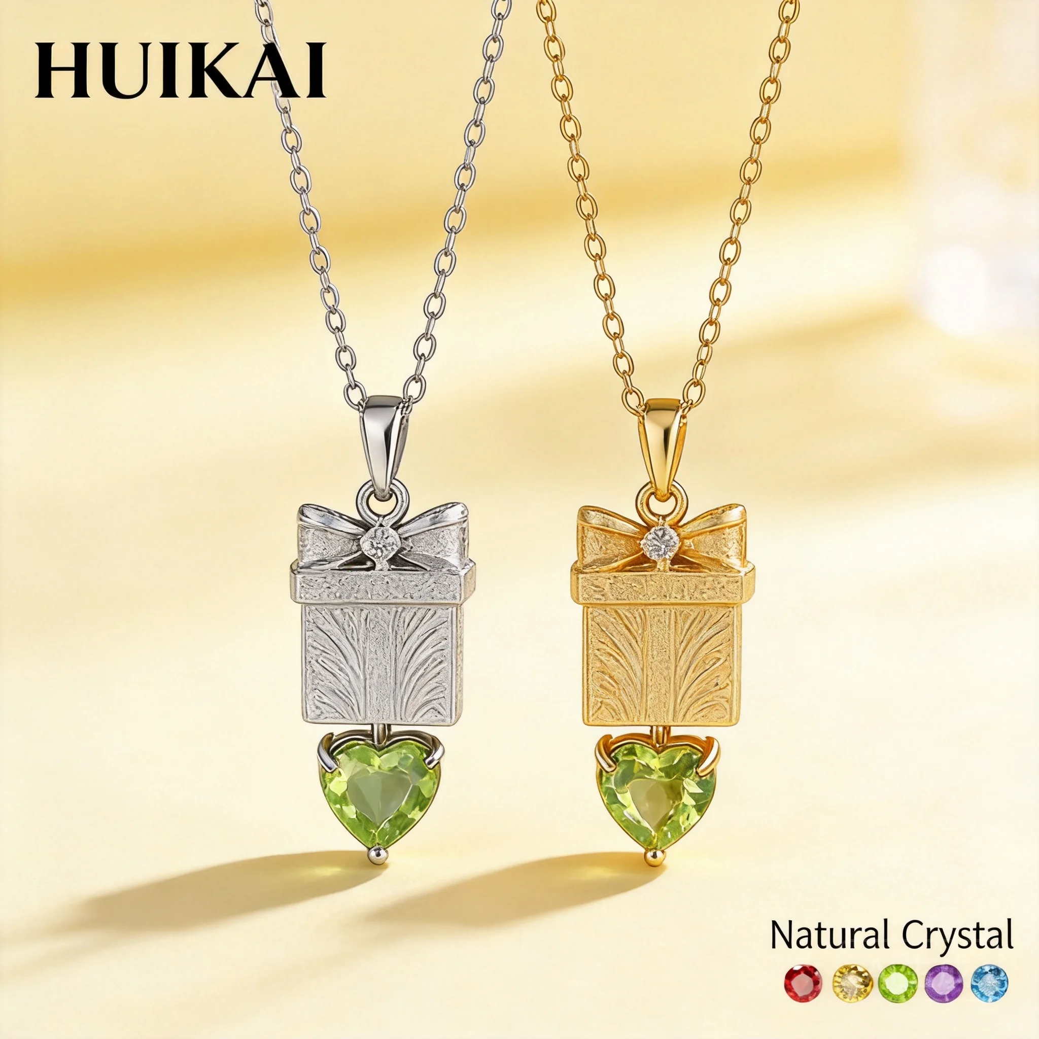 Chinese Style Lucky Blessing S925 Sterling Silver Natural Peridot Heart Bow Gift Box Pendant Necklace Good Luck Wealth Attractin
Chinese Style Lucky Blessing S925 Sterling Silver Natural Peridot Heart Bow Gift Box Pendant Necklace Good Luck Wealth Attractin