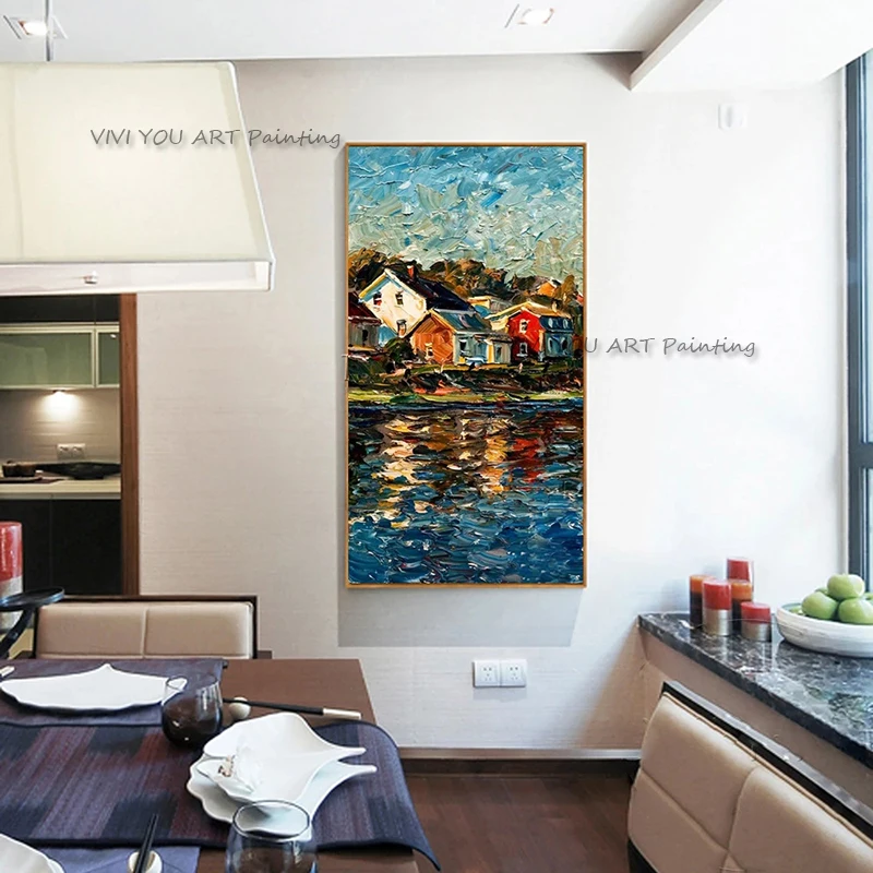 2023 Country View Handmade Oil Painting On Canvas Large Palette Paintings For Living Room Modern Landscape Wall Art Pictures
2023 Country View Handmade Oil Painting On Canvas Large Palette Paintings For Living Room Modern Landscape Wall Art Pictures