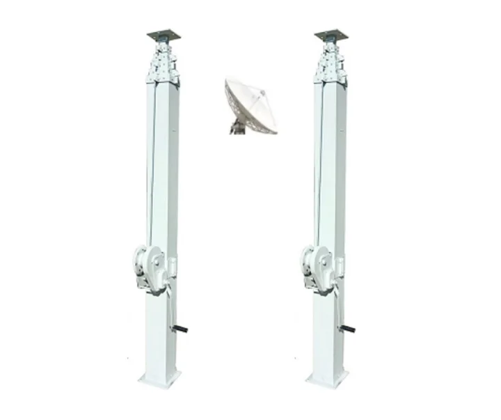 3m to 15m Customized Height Square Tube Manual Winch Hand Crank Telescopic Mast for Sensors
3m to 15m Customized Height Square Tube Manual Winch Hand Crank Telescopic Mast for Sensors