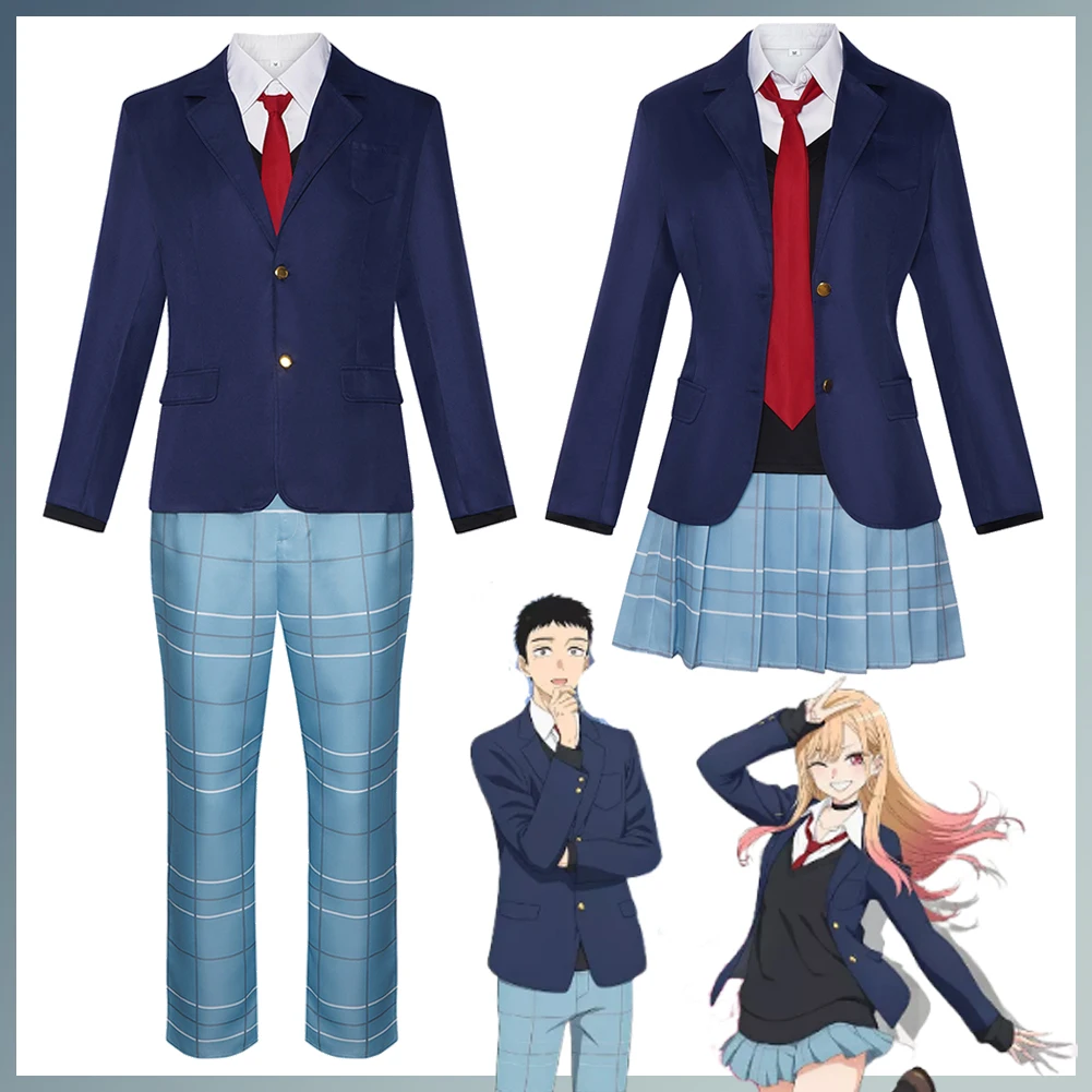 Disguise My Darling of Dress Up Kitagawa Marin Cosplay School Uniform Anime Costume Women Role Play Fancy Dress Up Party Clothes
Disguise My Darling of Dress Up Kitagawa Marin Cosplay School Uniform Anime Costume Women Role Play Fancy Dress Up Party Clothes