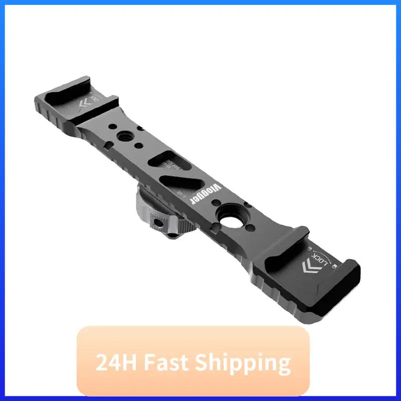1 PCS Dual Hot Shoe Mount Extension Bracket Plate Adapter Black 1/4 Tripod Cold Shoe DSLR Camera Vlog Light Holder Monitor Stand
1 PCS Dual Hot Shoe Mount Extension Bracket Plate Adapter Black 1/4 Tripod Cold Shoe DSLR Camera Vlog Light Holder Monitor Stand