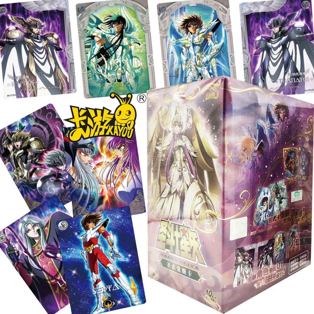 Kayou Original Saint Seiya Collection Cards Japanese Anime Roles Aiolia SAGA Brightness Power Gold Saint Cards Peripherals Gifts
Kayou Original Saint Seiya Collection Cards Japanese Anime Roles Aiolia SAGA Brightness Power Gold Saint Cards Peripherals Gifts