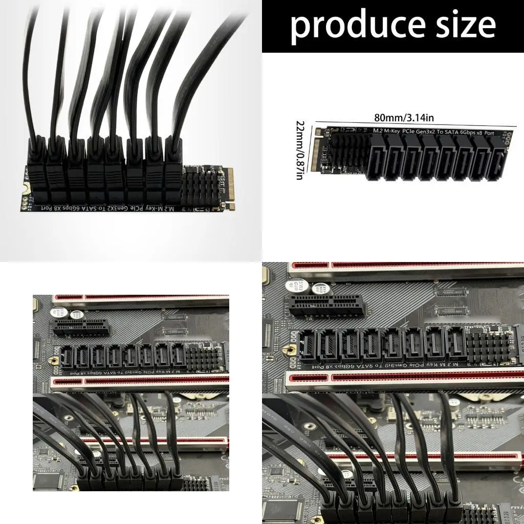 CORA 8-канальный PCIe SATA3.0 6 Гбит/с адаптер карты передачи данных алюминиевое охлаждение интеллектуальный корпус серверный ПК
CORA 8-канальный PCIe SATA3.0 6 Гбит/с адаптер карты передачи данных алюминиевое охлаждение интеллектуальный корпус серверный ПК