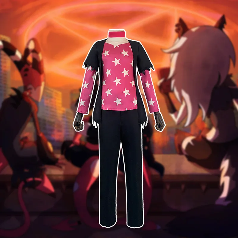 Костюм Hell's Hotel для косплея Loona's Evil Le на Хэллоуин, костюм американского сериала, аниме Faion, женская одежда
Костюм Hell's Hotel для косплея Loona's Evil Le на Хэллоуин, костюм американского сериала, аниме Faion, женская одежда