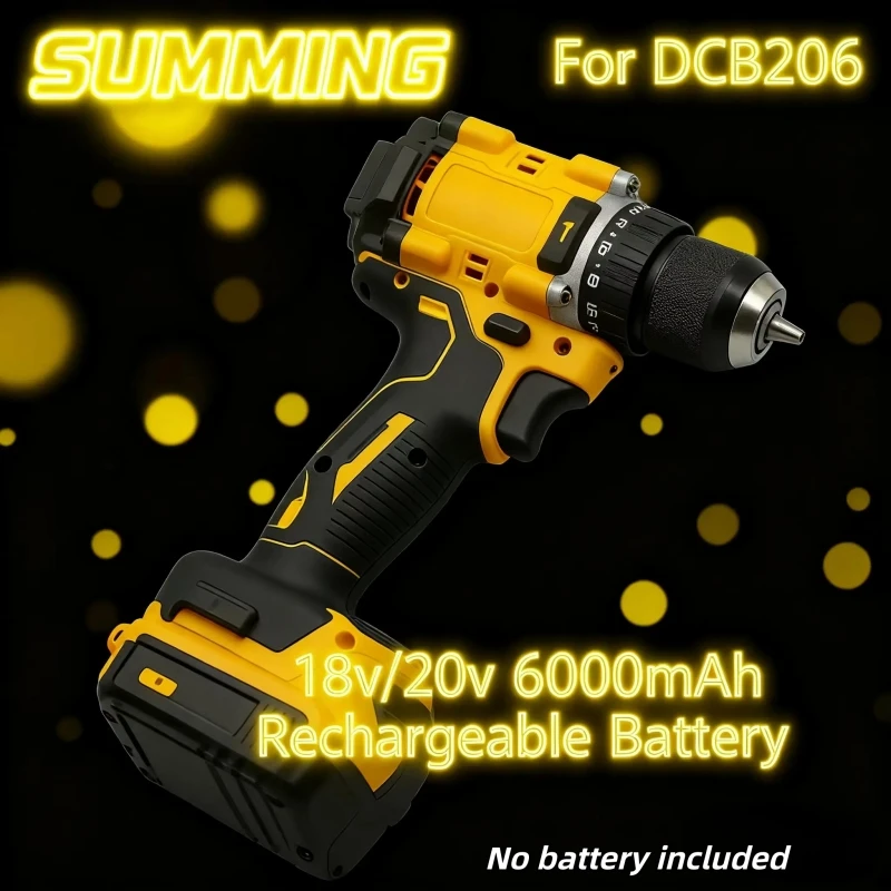 Lithium Battery 20V RechargeableBrushless Compact ElectricScrewdriver replaceable Hand Drill Impact Drill DCD805 for DCB206 ✅
Lithium Battery 20V RechargeableBrushless Compact ElectricScrewdriver replaceable Hand Drill Impact Drill DCD805 for DCB206 ✅